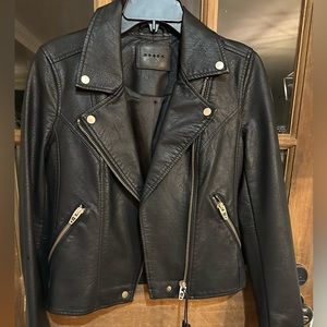 Blanknyc faux leather jacket. New with tags. Black with gold hardware.